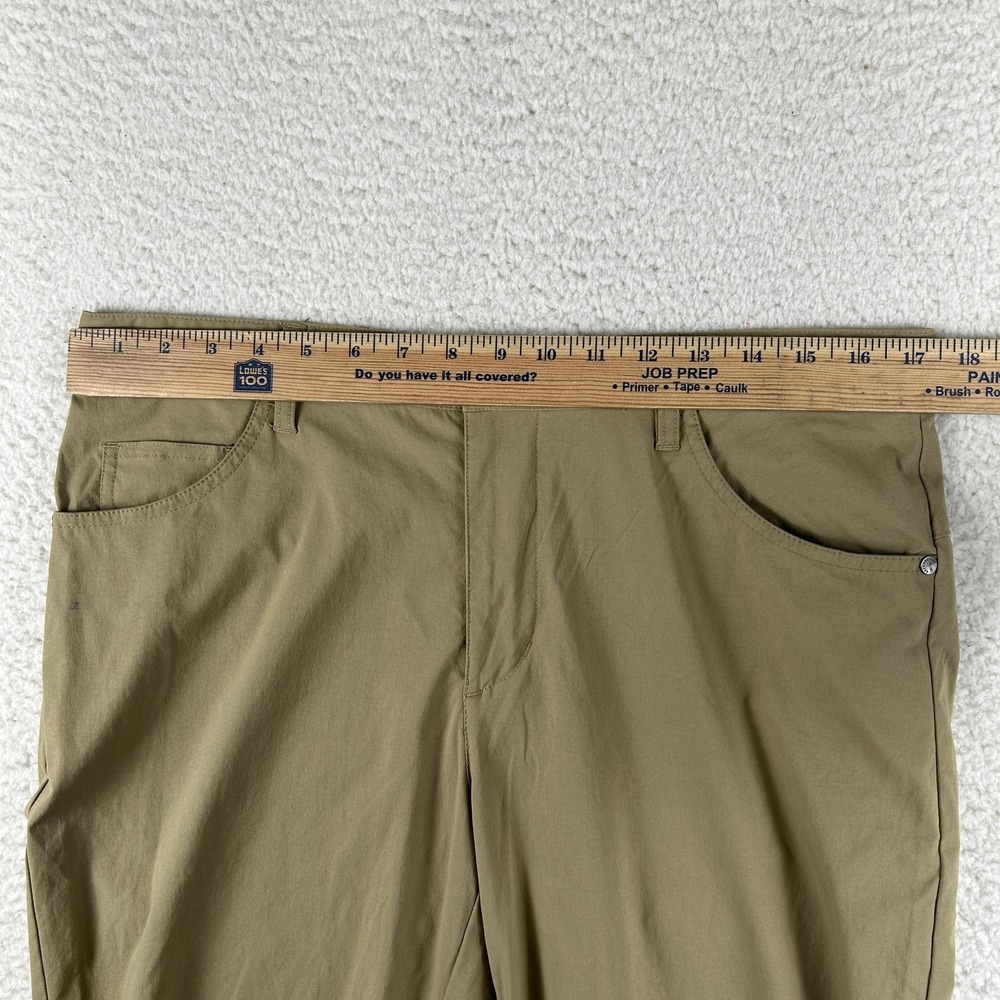 American Tall Pants Mens 34x38 Beige Lightweight Travel Nylon Stretch Khakis - Picture 11 of 15